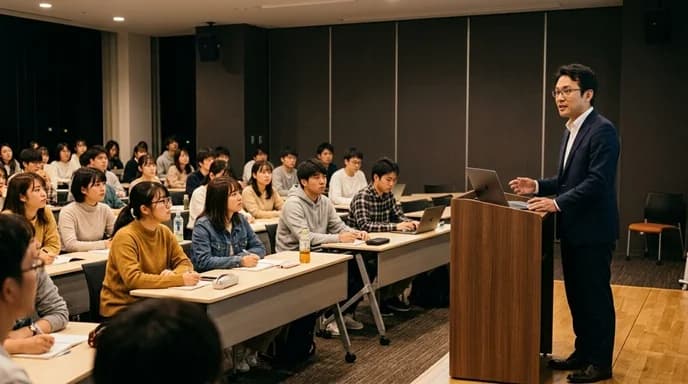 登壇：大学2年生向けキャリアガイダンスを担当しました